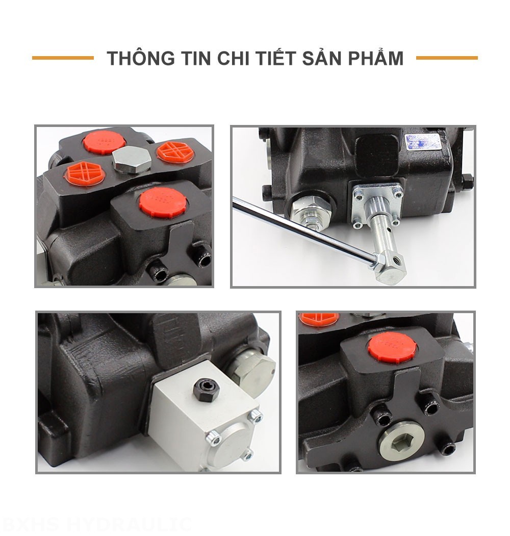 SD25 Điều khiển thủ công Xy lanh 1 Van định hướng phân đoạn