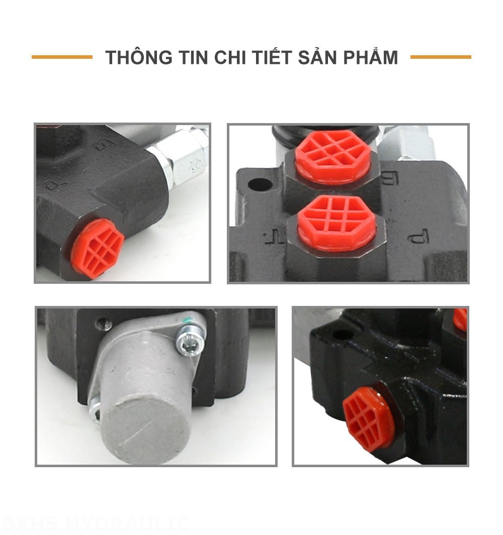 SD4 Điều khiển thủ công Xy lanh 1 Van định hướng khối liền