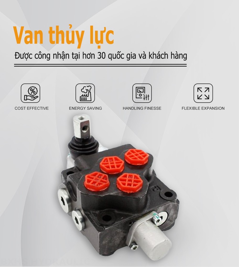 SD5-G38 Điều khiển thủ công Xy lanh 1 Van định hướng khối liền