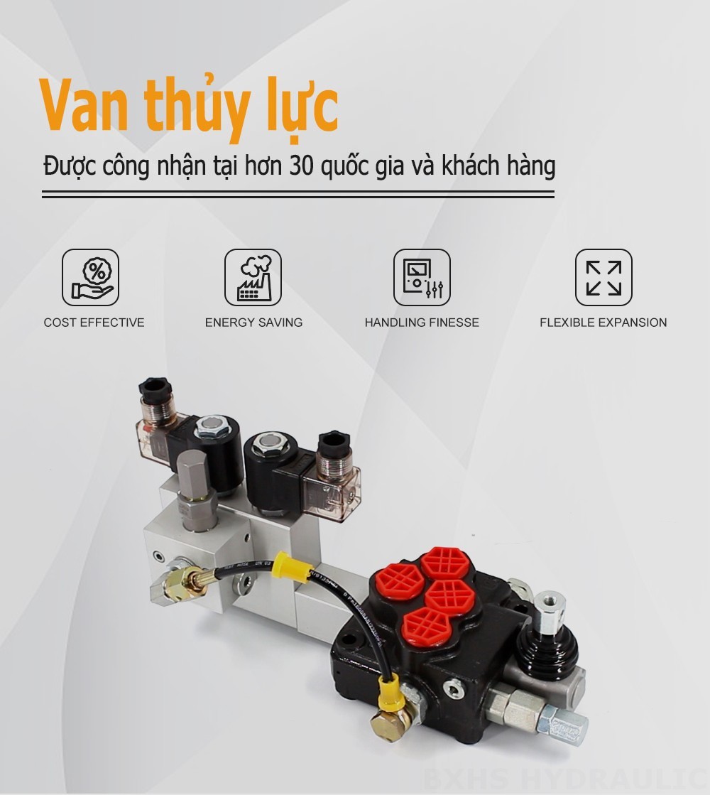 SD5 Điện khí-thủy lực Xy lanh 1 Van điều hướng Monoblock