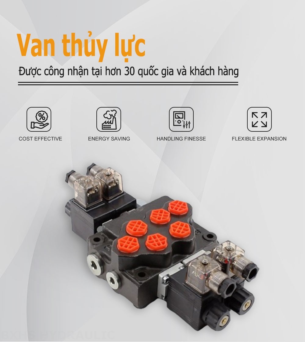 SD5 Biến áp Xy lanh 2 Van định hướng khối liền