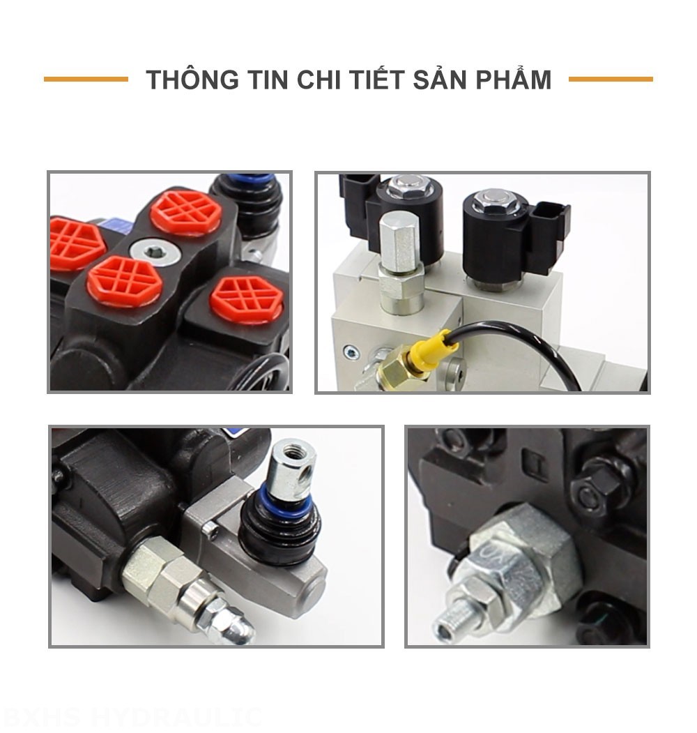 SD8 Điện khí-thủy lực Xy lanh 1 Van định hướng phân đoạn