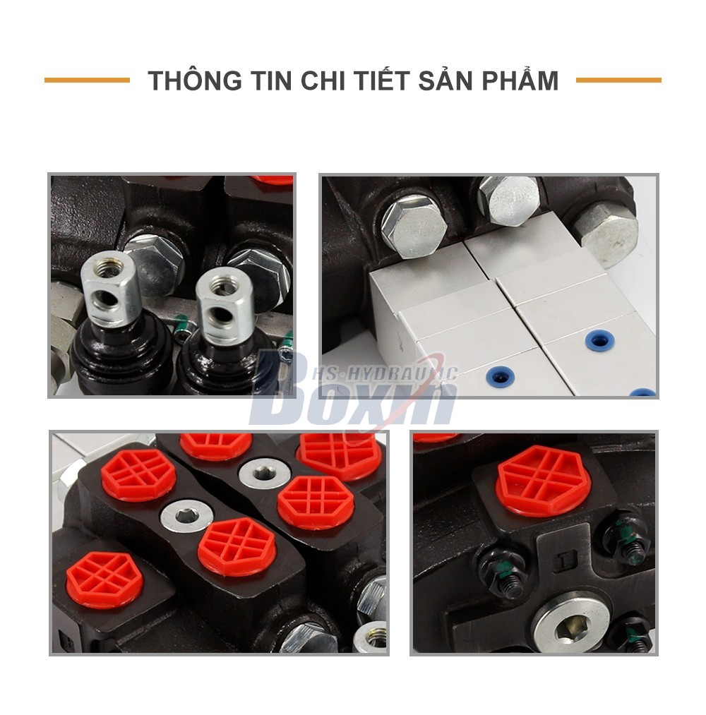 SD8 Khí nén 2 ống Van định hướng phân đoạn