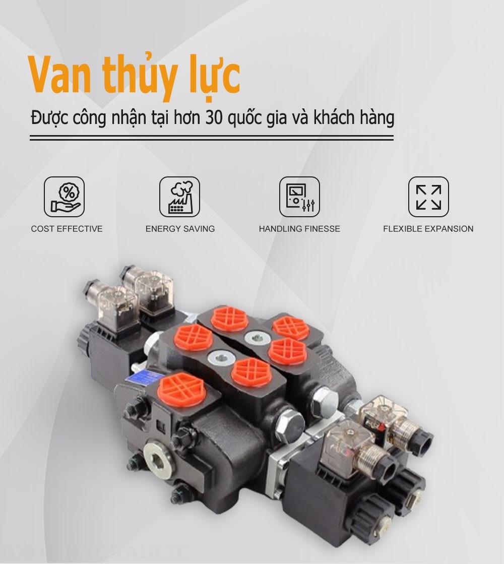 SD8 Biến áp Xy lanh 2 Van định hướng phân đoạn