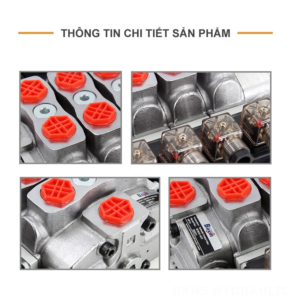 SD8 Biến áp Xy lanh 4 Van định hướng phân đoạn