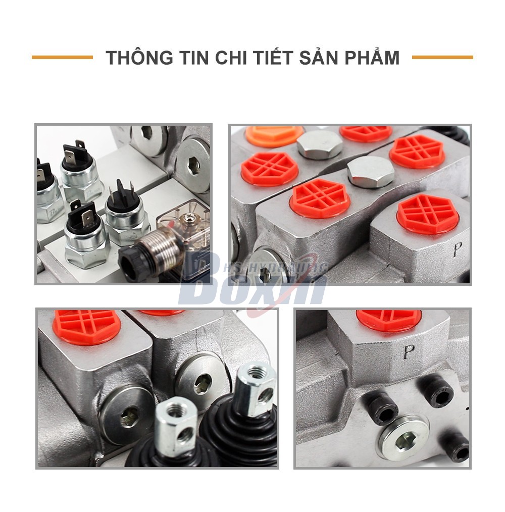 SDS180-PG2-2OTDD Điều khiển thủ công 2 ống Van định hướng phân đoạn
