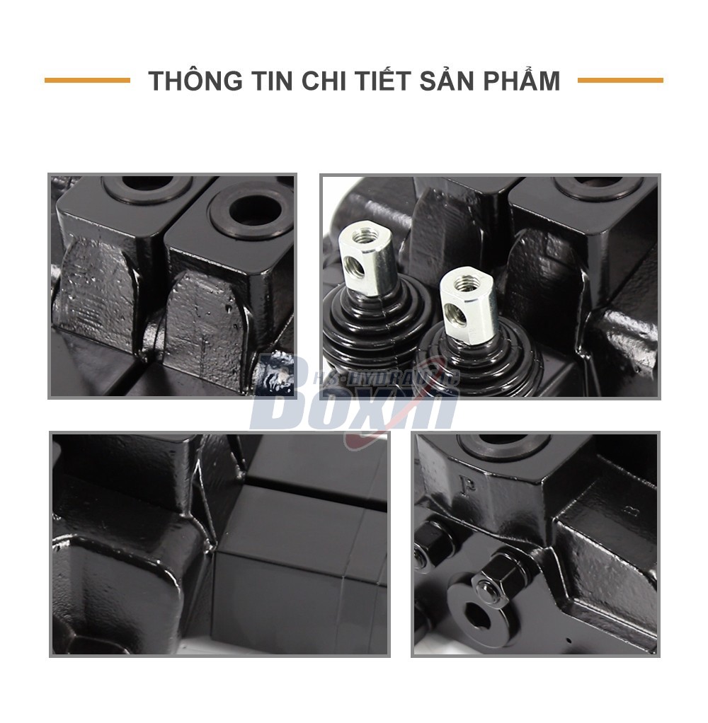 Reliable SDS180Q Pneumatic Manual 2 Spool Valve for Construction Machinery
