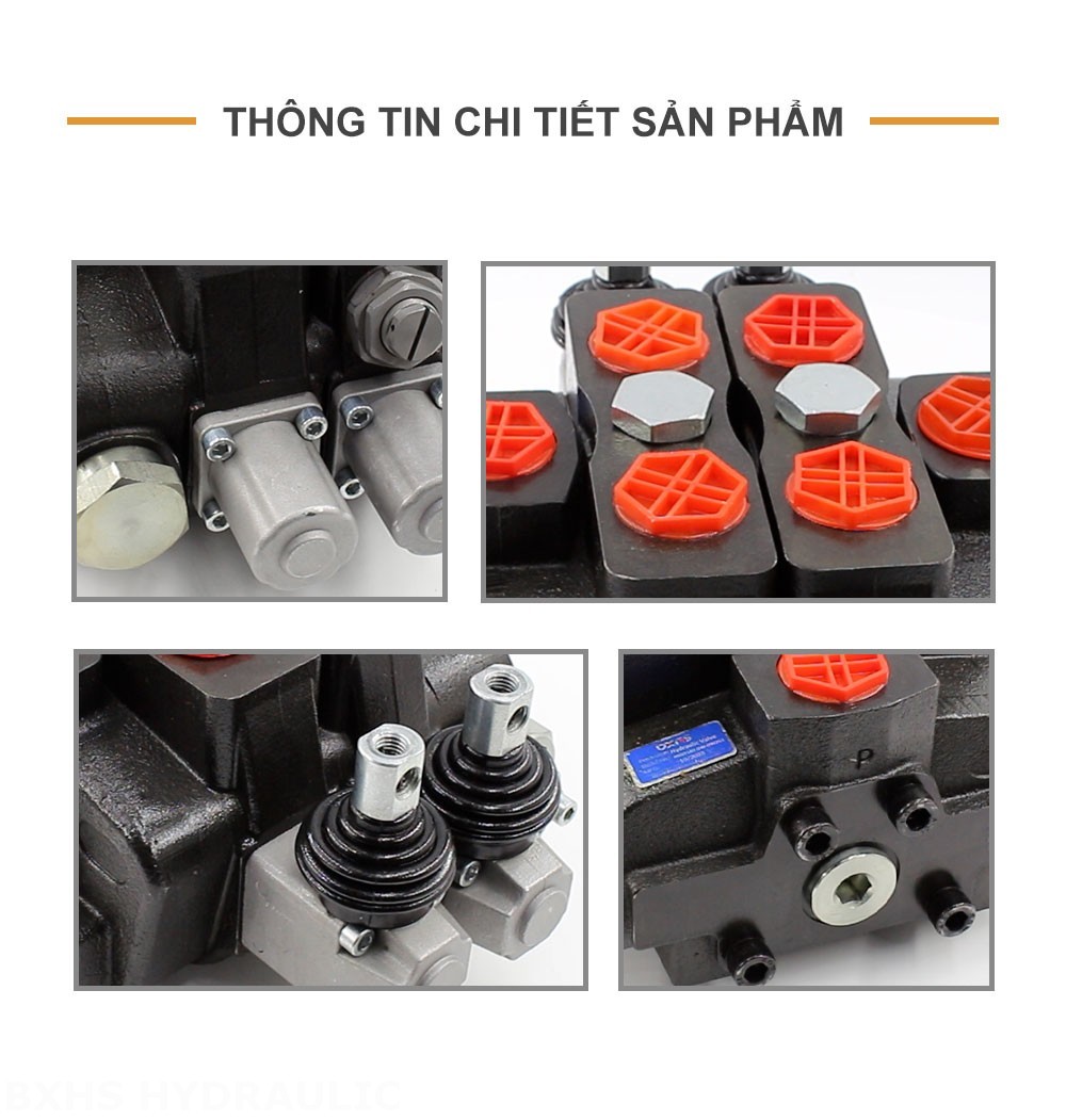 SDS180 Điều khiển thủ công Xy lanh 2 Van định hướng phân đoạn