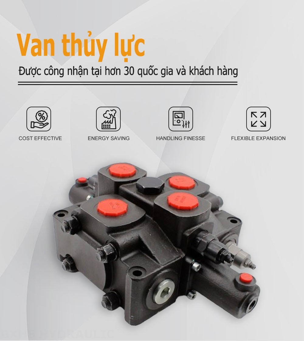 SDS380 Thủy lực Xy lanh 1 Van định hướng phân đoạn