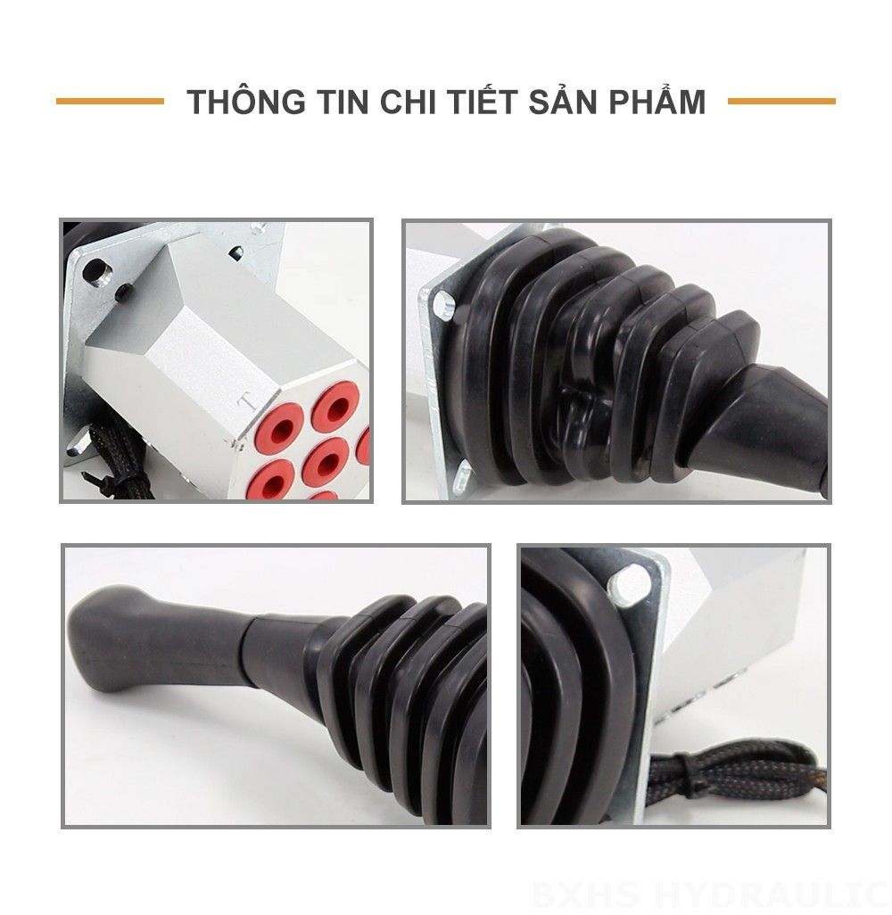 XDF-2 Tay điều khiển Xy lanh 2 Cần điều khiển thủy lực