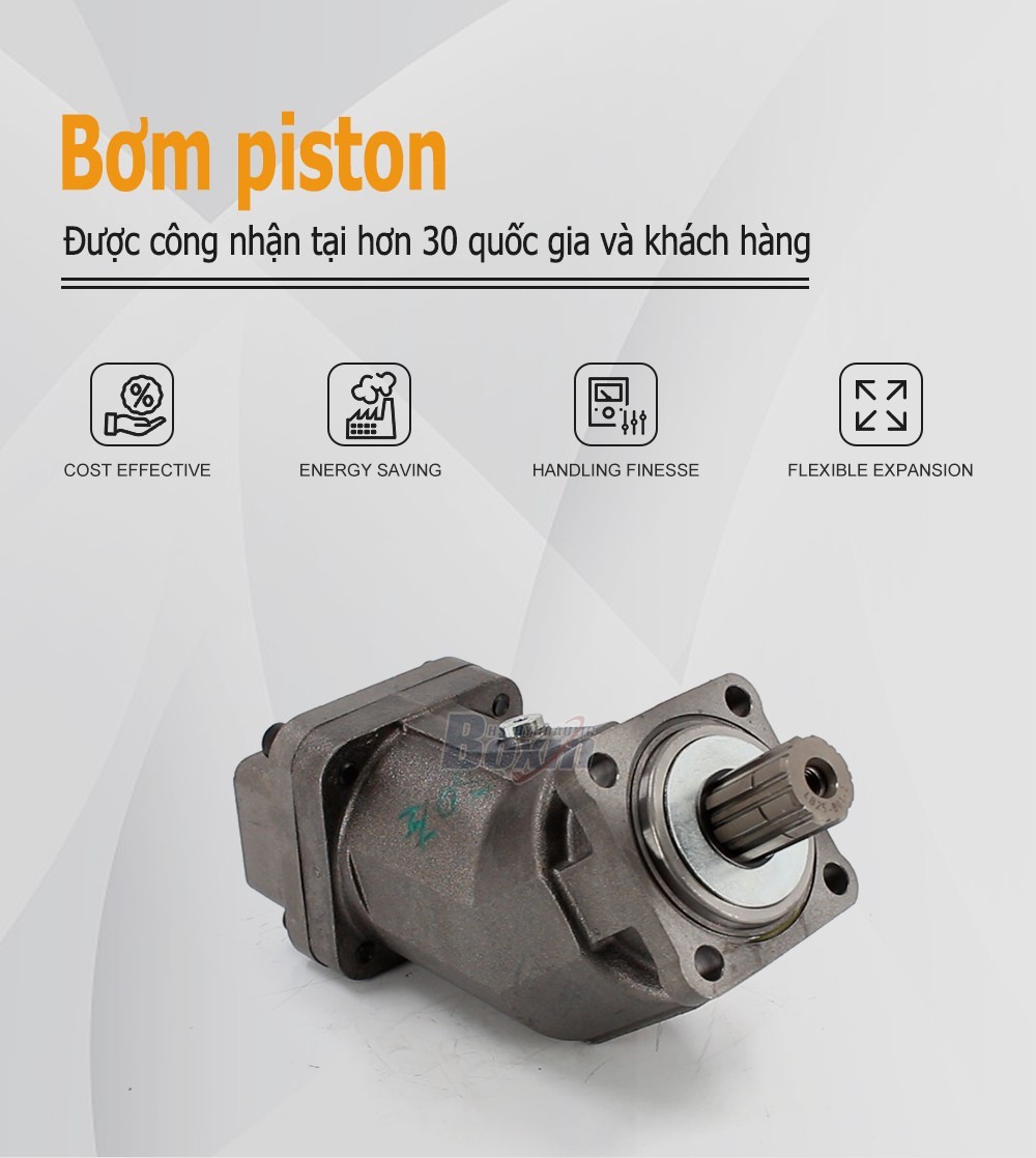 XPi-80L 80 cc/vòng 38 MPa (5511 psi) Bơm piston thủy lực