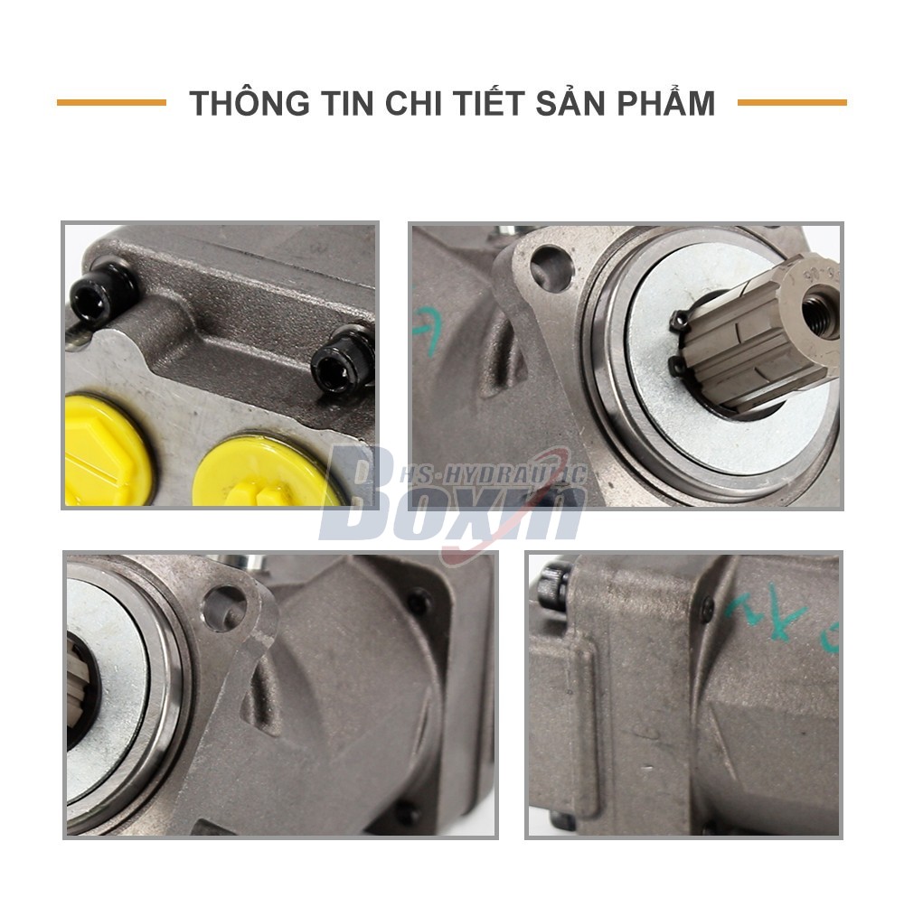 XPi-80L 80 cc/vòng 38 MPa (5511 psi) Bơm piston thủy lực