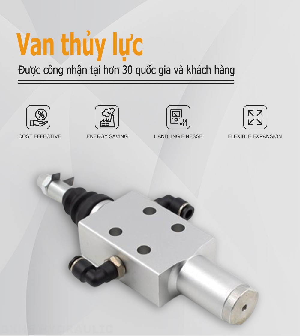 XQF-22W Khí nén Xy lanh 1 Van định hướng khối liền