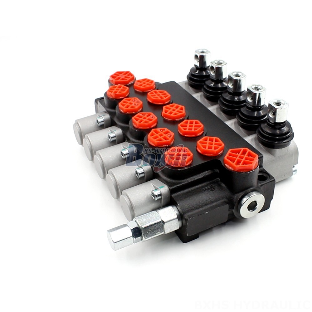 P40-G12-G38 Manual 5 Spool Monoblock Directional Valve | Wholesale & OEM main image