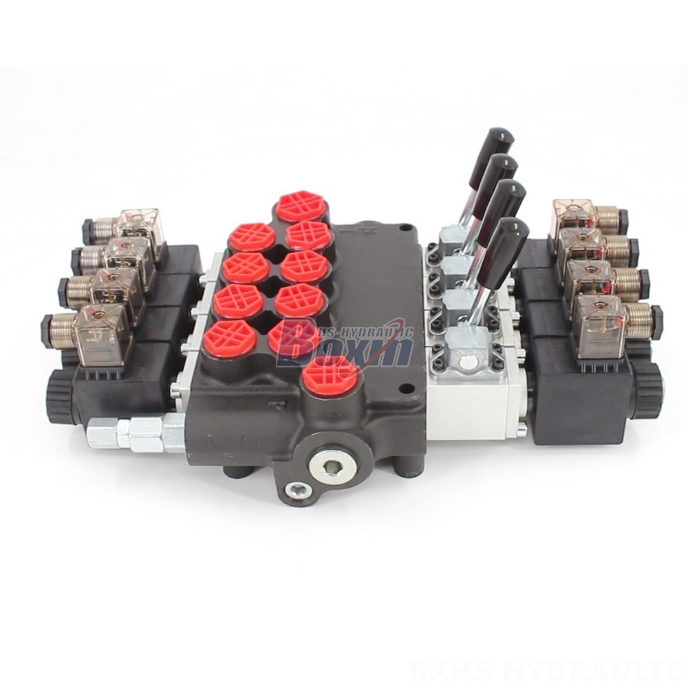 Direct from Factory: P40-S 4 Spool Solenoid Monoblock Valves main image