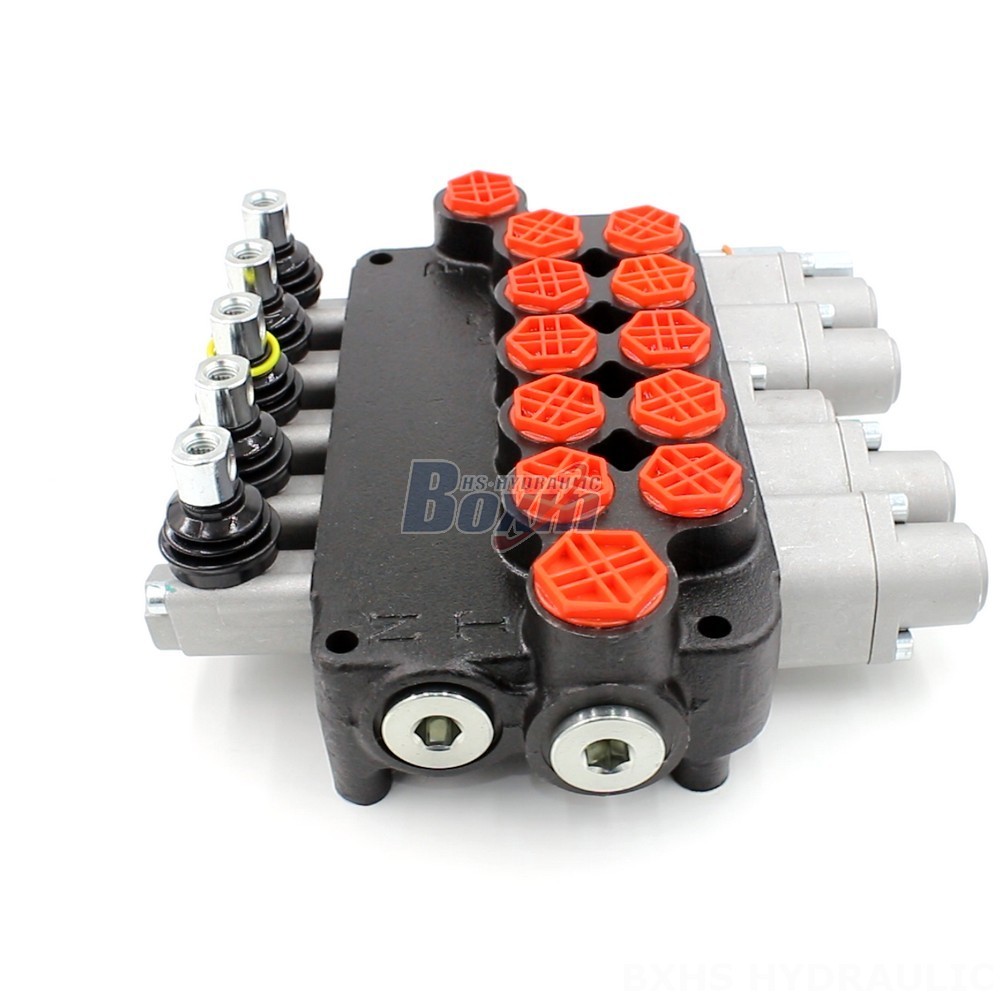 P80-G34-G12-2OT-YW-2OT 5 Spool Hydraulic Directional Valve | Factory Direct & Customizable main image