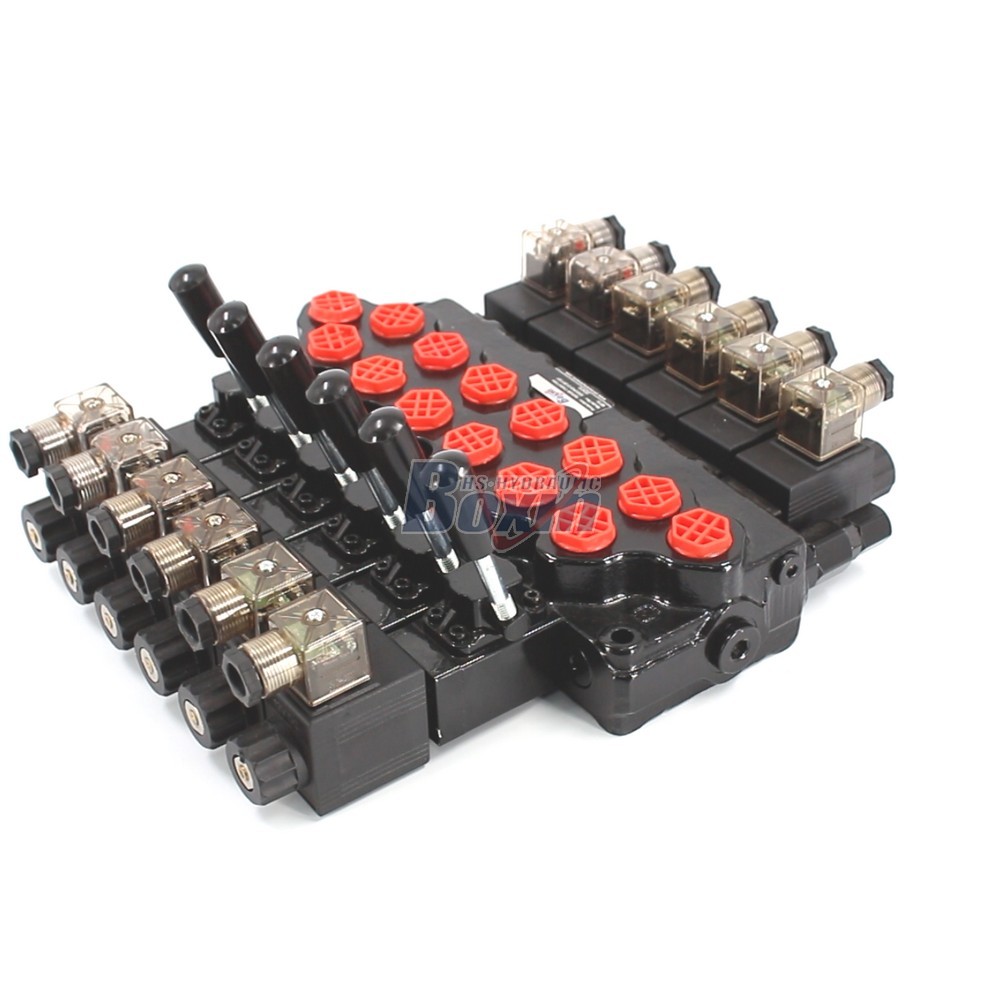 Industrial Grade SD5-PG2 Solenoid 6 Spool Monoblock Directional Valve main image